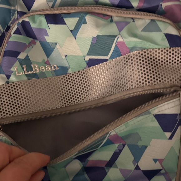 LL Bean Geometric Backpack - Picture 5 of 8